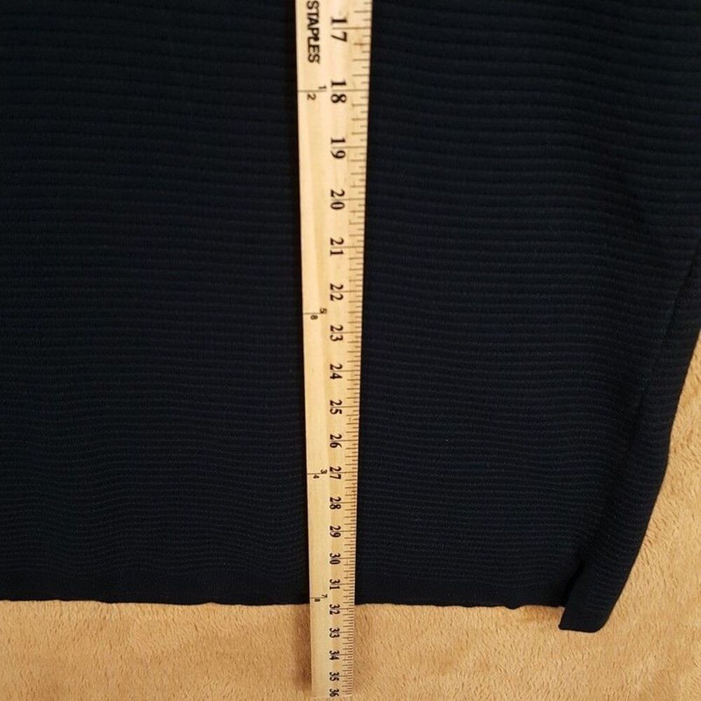 APC Polo Shirt Mens XXXL Black V-Neck Johnny Collar Textured Knit LIVIO $295 - Picture 6 of 8
